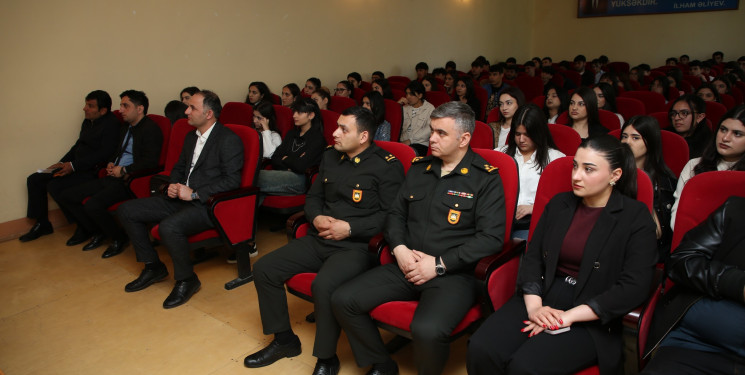“Memarlıq və şəhərsalma ili” çərçivəsində “Gənclərin hüquq və vəzifələri, onların narkotik vasitələrinə qarşı mübarizədə rolu” mövzusunda maarifləndirici tədbir keçirilmişdir.